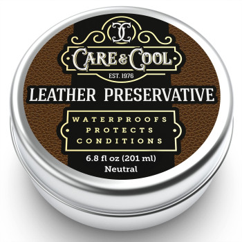 Care & Cool Leather Conditioner, Protector, And Renovator (68 Oz) The Best Waterproofing Leather Restorer For Shoes, Seats, Upholstery And More Condition And Preserve Your Leather Products Durably