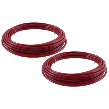 Mytee Products (2 Pack) 38 Od X 100 Red Sae J844 Nylon Air Brake Tubing Dot Approved Pneumatic Nylon Air Line Hose For Air Brake System