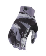 Troy Lee Designs Motocross Motorcycle Dirt Bike Racing Mountain Bicycle Riding Gloves, Air Glove Brushed (Blackgray, Large)