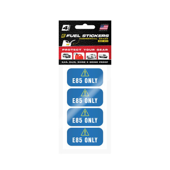 E85 Stickers, Flex Fuel Label For Vehicles, Rental Cars, Fleet Trucks And Suvs - Weather Proof, Extreme Stick, Flex Fuel Decals By Fuel Stickers - Usa Made (2X1 Inch), 20 Labels