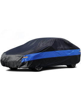 Molebt Car Cover Waterproof All Weather For Automobiles, Universal Fit Audi A4, Toyota Corollaprius, Kia Forte, Hyundai Elantra, Chevrolet Volt, Volkswagen Jetta, Honda Insight, Ford Focus Etc