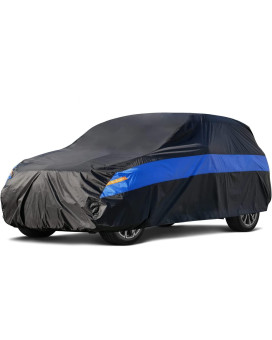 Molebt Suv Car Cover Waterproof All Weather For Automobiles, Universal Fit Audi Q7, Bmw X5, Porsche Cayenne, Honda Pilot, Nissan Pathfinder, Toyota Highlander, Dodge Journey, Kia Telluride Etc