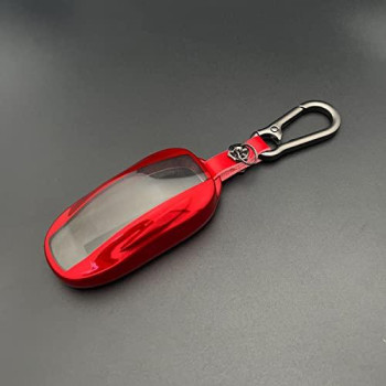 Tandrive Key Fob Cover Holder For Tesla Model X (S Y 3),Red