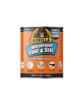 Gorilla 84756 Waterproof Coat & Seal Black 473Ml