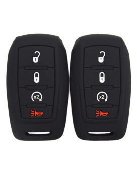 Zorratin Silicone Remote Key Fob Cover Protector For Ram 1500 2500 3500 2019 2020 2021 2022 4 Buttons Key