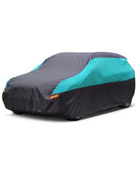 Seazen Suv Car Cover Waterproof All Weather, Outdoor Car Cover For Automobiles, Hail Uv Snow Wind Protection, Compatible With Nissan Pathfinder, Ford Explorer,Toyota Highlander Etc(Length Up To 200)