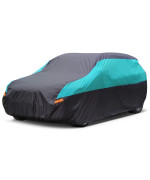 Seazen Suv Car Cover Waterproof All Weather, Outdoor Car Covers For Automobiles, Hail Uv Snow Wind Protection, Compatible With Honda Rav4Crv, Chevrolet Explorer, Mazda Xc-5 Etc (Length Up To 190)