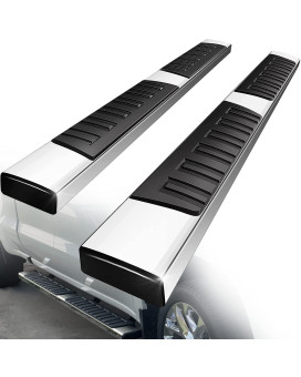 Yitamotor Running Boards Compatible With 2019-2023 Chevy Silveradogmc Sierra 1500, 2020-2023 Silveradosierra 2500Hd 3500Hd Crew Cab(Excl 2019 1500 Ld), 6 Inches Side Steps Nerf Bars