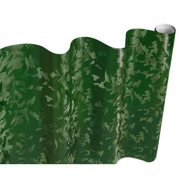 Vvivid Vinyl Camouflage Pattern Wrap Air-Release Adhesive Film Sheets (6Ft X 5Ft, Forest Green Medium Camo)