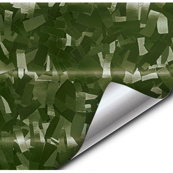 Vvivid Vinyl Camouflage Pattern Wrap Air-Release Adhesive Film Sheets (3Ft X 5Ft, Forest Green Forged Composite Carbon)