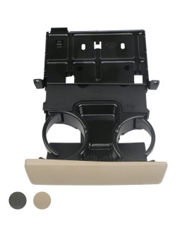 Apperfit In Dash Cup Holder Replacement For 2005-2007 Ford F250 F350 F450 F550 Super Duty Truck Tan Replaces 5C3Z-2504810-Aaf