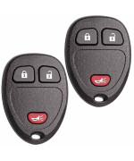 Remote Key Fob Replacement Fits For Chevy Silverado 1500 2500 Tahoe Suburban Avalanche Equinox Gmc Sierra Acadia Yukon Xl 2007 2008 2009 2010 2011 2012 2013 Express Traverse Keyless Entry Control