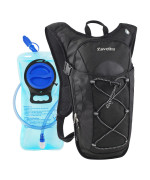 Zavothy Lightweight Hydration Backpack With 2L Water Bladder Water Backpack Hydration Pack For Cycling Running Biking Hiking Backpack Black