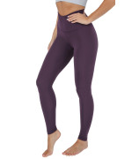 Yogalicious High Waist Ultra Soft Lightweight Leggings - High Rise Yoga Pants - Plum Perfect Nude Tech 28 - 3X