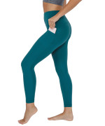 Yogalicious High Waist Ultra Soft Ankle Length Leggings With Pockets - Pacific Nude Tech - 1X