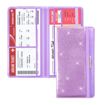 Car Registration And Insurance Card Holder - Leather Vehicle Glove Box Automobile Documents Paperwork Wallet Case Organizer For Id, Drivers License, Key Contact Information Cards With Elastic Band Closure