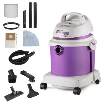 Shop-Vac 4 Gallon 4.5 Peak Hpwetdry Vacuum All Around Ez, Portable Compact Shop Vacuum, 3 In 1 Function With Wall Bracket & Attachments, 5891436