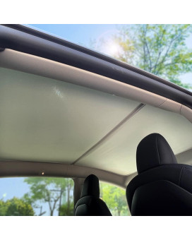 Tesbeauty Tesla Model Y Roof Sunshade Sunroof Shade For Tesla Model Y Glass Roof Sun Shade Sun Protection Summer Use