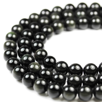 Rainbow Obsidian Stone Beads 4Mm Natural Gemstone Beads For Making Jewellery Energy Healing Crystals Jewelry Chakra Crystal Jewerly Beading Supplies 155Inch About 90-100 Beads