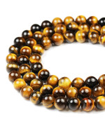 Tiger Eye 10Mm Crystal Beads For Making Jewellery Energy Healing Crystals Jewelry Chakra Crystal Jewerly Beading Supplies 155Inch About 36-40 Beads