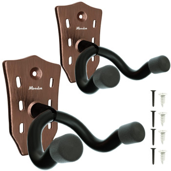 Guitar Wall Mount 3-Pack, Guitar Hanger Guitar Head Shaped, Sturdy Metal Guitar Holder For Wall, Guitar Wall Hanger Stand For Using Acoustic Electric Guitar Ukulele Mandolin At Home And Studio (3)