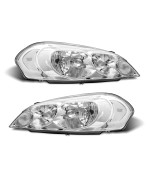 Adcarlights For 2006 2007 2008 2009 2010 2011 2012 2013 Chevy Impala Headlight Assembly Fit 14-15 Impala Limited 06-07 Monte Carlo Clear Lens Chrome Housing Clear Reflector Headlamp Replacement Pair