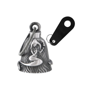 Dream Apparel Motorcycle Bell With Hanger For Biker, Good Luck Biker Bells Motorcycle Accessories, Keychain Luck Bell