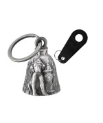 Dream Apparel Motorcycle Bell With Hanger For Biker, Good Luck Biker Bells Motorcycle Accessories, Keychain Luck Bell