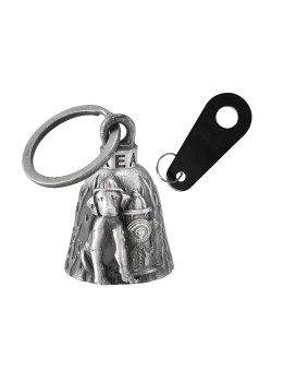 Dream Apparel Motorcycle Bell With Hanger For Biker, Good Luck Biker Bells Motorcycle Accessories, Keychain Luck Bell