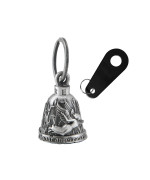 Dream Apparel Motorcycle Bell With Hanger For Biker, Good Luck Biker Bells Motorcycle Accessories, Keychain Luck Bell