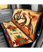 Wellflyhom Aztec Seat Cover For Car For Women Saddle Blanket Seat Covers For Trucks American Indian Western Car Accessories Universal Bench Seat Cover Protectors Fit Suv Van Sedan 2 Pack