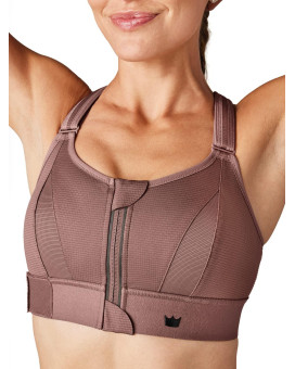 Shefit Ultimate Sports Bra For Women, High Impact Sports Bra, Rose Taupe, Medium