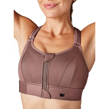 Shefit Ultimate Sports Bra For Women, High Impact Sports Bra, Rose Taupe, Medium