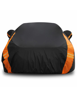 Avecrew Car Cover Waterproof All Weather For Automobiles, Outdoor Heavy Duty Full Exterior Covers For Sedan(186-193)