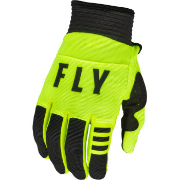 Fly Racing 2023 Adult F-16 Gloves (Hi-Visblack, Medium)