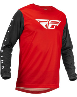 Fly Racing 2023 Adult F-16 Jersey (Redblackwhite, Medium)