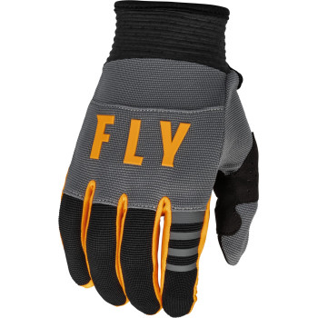 Fly Racing 2023 Youth F-16 Gloves (Dark Greyblackorange, Youth Medium)