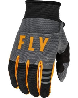 Fly Racing 2023 Adult F-16 Gloves (Dark Greyblackorange, Large)