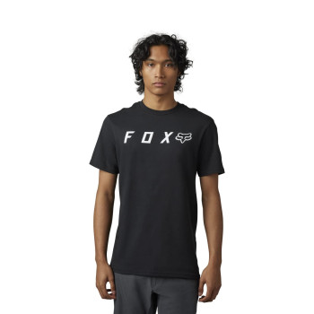 Fox Racing Mens Standard Absolute Short Sleeve Premium Tee, Blackwhite, Small