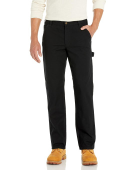 Carhartt Mens Rugged Flex Relaxed Fit Duck Utility Work Pant, Black, 42 X 30