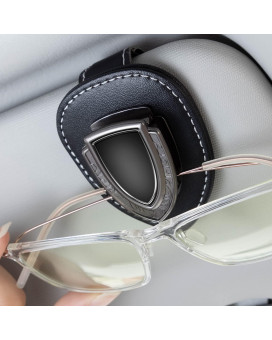 Sunglasses Holder For Car Suit For, Car Glasses Holder Sunglasses Holder For Car Women Men, Clip-On Glasses Holder Black