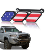Trd Grille Decor Badge, 3-Color Upgrade Emblem, Universal Compatible With Toyota 4Runner Tacoma Tundra Other Mesh Or Slotted Grille (Usa)