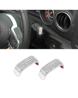 Lecart For Jeep Jl Accessories Wrangler Jlu 2022 2021 2020 2019 2018 Bling Wiper Control Turn Signal Lamp Lever Decoration Cover Trims For Gladiator Jt Jtu 2020 2021 2022