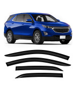 Zzdsnj Rain Guard 4-Piece For 2018-2022 Chevy Traverse Windows Visor Shield Shade Smoke