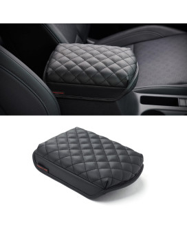 Kmmotors Seltos(20202023) Center Console Cover, Armrest Cushion, Console Protector, Vegan Leather, Seltos Accessories