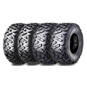 Set 4 Wanda Atv Tires 22X7-12 Front & 22X10-10 6Pr Big Horn Style