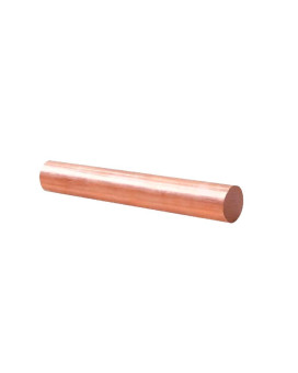 Tynulox 1Pcs Pure Copper Round Rod 1(25Mm) Dia 394 Length Bare Copper Cu Metal Rod For Metal Craft Hobbies