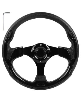 Golf Cart Steering Wheel Fit Golf Carts Ezgo Txt & Rxv Marathon Club Car Ds Precedent Onward Tempo Yamaha Drive Universal Cool Racing Golf Steering Wheel