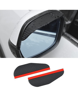 Banseko 2 Pieces Mirror Rain Visor Eyebrow,Side Mirror Visor Rain Guards,Universal Car Rear View Mirror Rain Cover,Waterproof Auto Mirror Rain Visor,Auto Accessories Side Mirror Covers(Black)