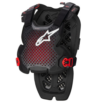 Alpinestars A-1 Pro Chest Protection (Anthracite Black Red, Mediumlarge)